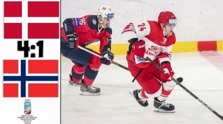 DENMARK VS NORWAY OLYMPIC GAMES QUALIFICATION 2024 GROUP F