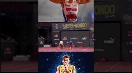 Mondo Duplantis (Pole Vaulter) VS Karsten Warholm (Hurdler) WHO WILL WIN??? #athletics #shorts