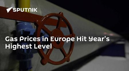 Gas Prices in Europe Hit Year's Highest Level