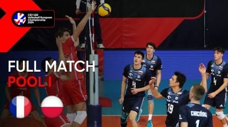 Full Match | France vs. Poland - CEV U20 Volleyball European Championship 2024 | Men