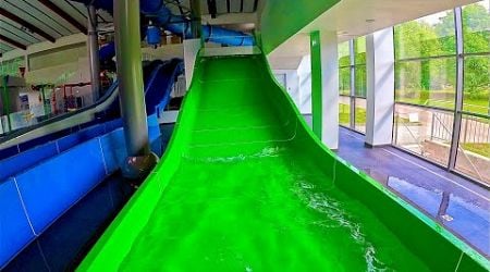 Water Fun for All Ages: Wide Slide at Fabryka Wody Aquapark, Poland