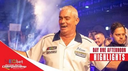 EURO TOUR FAREWELL! Day One Afternoon Highlights - 2024 German Darts Championship