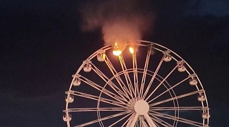 WATCH: Ferris wheel catches fire at festival in Germany