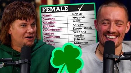 Theo Does Not Understand Irish Names