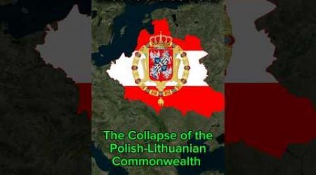 The collapse of the Polish-Lithuanian Commonwealth #mapper #map #mapping #poland #lithuania