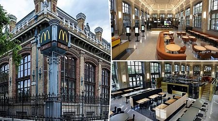 World's most beautiful McDonald's reopens inside old train station