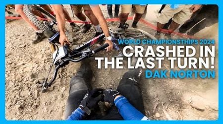 GoPro: CRASHED In The Last Turn - Dak Norton - 2024 Downhill MTB World Championships