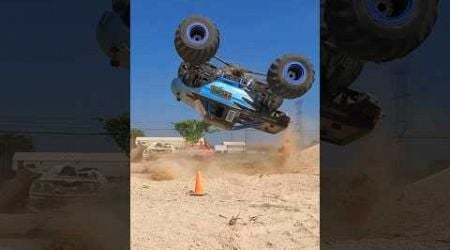 Different Landings! #monstertruck #MonsterJam #Ford #GoPro #Losi #RC