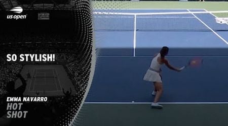 Emma Navarro Hits a Perfect Drop Shot to Take Control | 2024 US Open