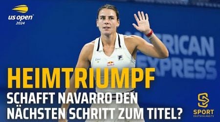 Paula Badosa - Emma Navarro | Highlights - Viertelfinale im Damen Einzel, US Open 2024 | SDTV Tennis