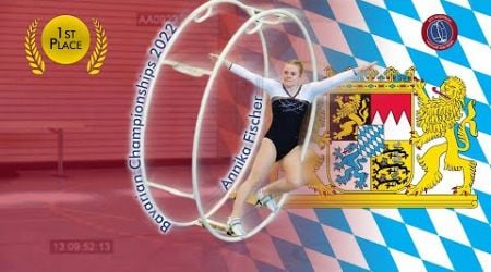 Annika Fischer Bavarian Championships 2022 in Gymwheel Age Groupe18 1st Place