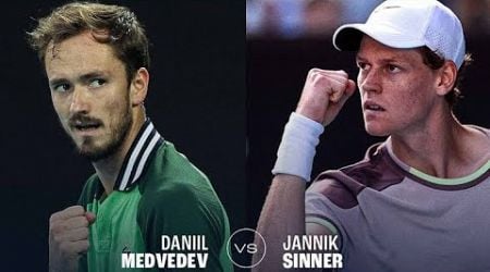 Live | Jannik Sinner vs Daniil Medvedev | US Open 2024 | Quarter Finals | Simulated AOT2