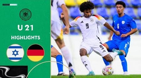 Adeyemi and Tresoldi score braces | Israel vs. Germany 1-5 | Highlights | Under-21 EURO Qualifier