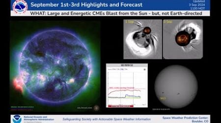 Powerful Coronal Mass Ejections (CMEs) Ripped from the Sun - I&#39;m Back!