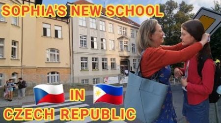 SOPHIA&#39;S FIRST DAY OF SCHOOL IN CZECH REPUBLIC