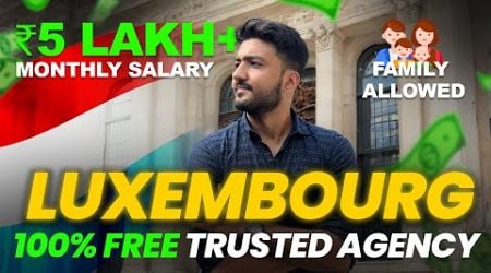 Free Agency | Luxembourg Unskilled &amp; Skilled Jobs 2024 | Work in Luxembourg | Luxembourg Jobs