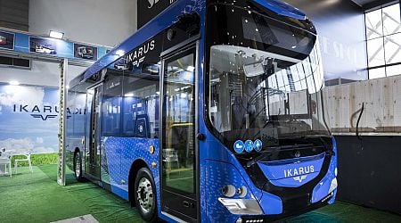 Ikarus 80E Electric Buses Debute in Belgrade