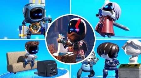 ASTRO BOT (2024) All Characters Model Viewer Animations (4K 60FPS) PS5