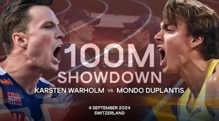 THE SHOWDOWN!!! - Mondo DUPLANTIS vs Karsten WARHOLM 100M Full Highlights