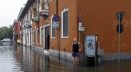 Torrential rains, heavy storms hit northern Italy