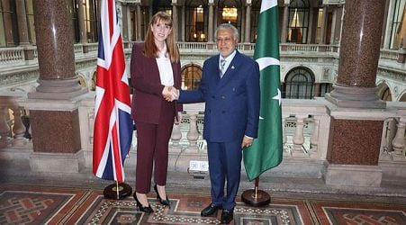 In meeting with British counterpart, Deputy PM Dar underscores strong Pak-UK ties