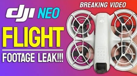 DJI Neo Flight Footage - LEAKED!!!