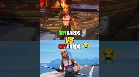 TRYHARD vs CRYHARD en #fortnite