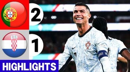 Portugal vs Croatia 2-1 Highlights &amp; Goals Today - Cristiano Ronaldo 900 Goals