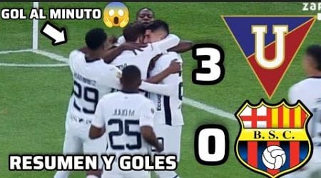 LIGA DE QUITO 3 VS BARCELONA 0 - RESUMEN Y GOLES - GOL ALBO AL MINUTO 2 DEL PRIMER TIEMPO #like