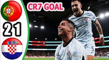 Portugal vs Croatia 2-1 || Highlights &amp; All Goals || UEFA Nations League 2024