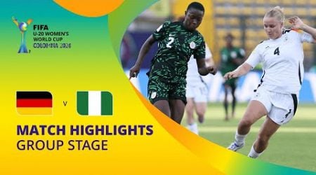 Germany v Nigeria | FIFA U-20 Women&#39;s World Cup Colombia 2024 | Match Highlights