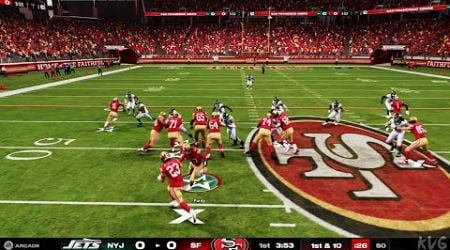 Madden NFL 25 - New York Jets vs San Francisco 49ers - Gameplay (PS5 UHD) [4K60FPS]