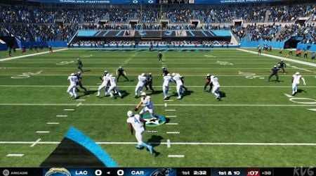 Madden NFL 25 - Los Angeles Chargers vs Carolina Panthers - Gameplay (PS5 UHD) [4K60FPS]