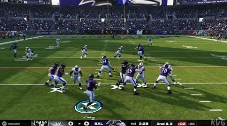 Madden NFL 25 - Las Vegas Raiders vs Baltimore Ravens - Gameplay (PS5 UHD) [4K60FPS]