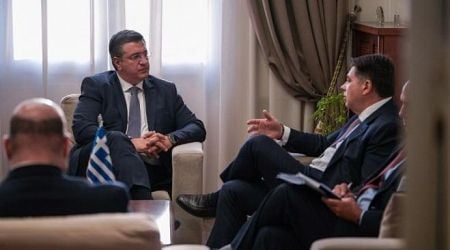 Regional governor of Central Macedonia meets US Ambassador Tsunis