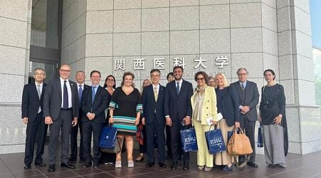 Vattani visits Kansai Medical University on CRUI mission