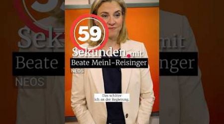 Wieviele fragen schafft Beate Meinl-Reisinger in 60 Sekunden?