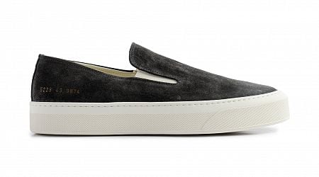 Common Projects Suede Slip On Sneakers