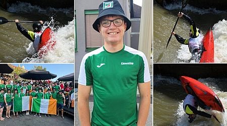 Longford kayaker Jake Bermingham makes big waves at European Championship in Austria