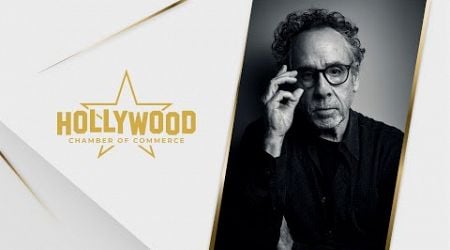 Tim Burton Walk of Fame Ceremony