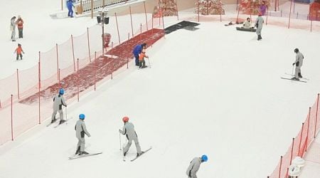 World's largest indoor ski resort opens in Shanghai