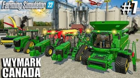 BUYING NEW EQUIPMENT for GRANPA&#39;S $5.000.000 FARM | WYMARK CANADA | Farming Simulator 22