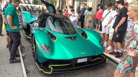 FERNANDO ALONSO Driving His NEW Aston Martin VALKYRIE through the Streets of Monaco!!