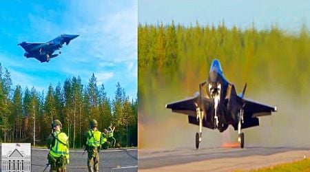 F-35 Lightning II Lands on Highway in Finland for the First Time