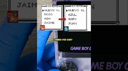 Diferencias entre Pokemon Azul y Rojo #pokemon #shorts #gameboy #pokemongameboy