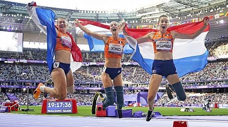 Dutch women make it bronze, silver and gold in Paralymics 100m