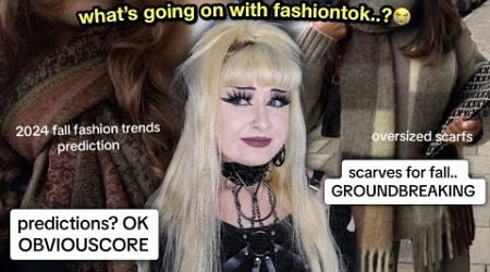 Fashion Trend Predictions on TikTok are SO STUPID