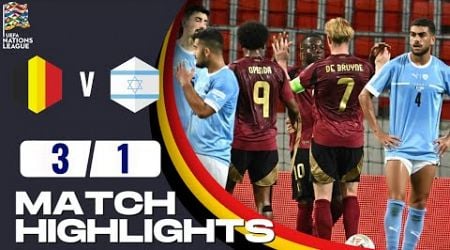 Belgium vs Israel | 3-1 | Highlights | UEFA Nations League 2024-25