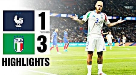 Francia - Italia 1-3 Hightlights | UEFA Nations League 2024