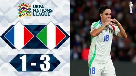 France vs Italy 1-3 Highlights Goals - Nations League 2024